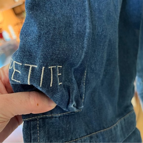 Vintage Y2K Women's Straight Leg Denim Cargo Pants - Picture 7 of 13